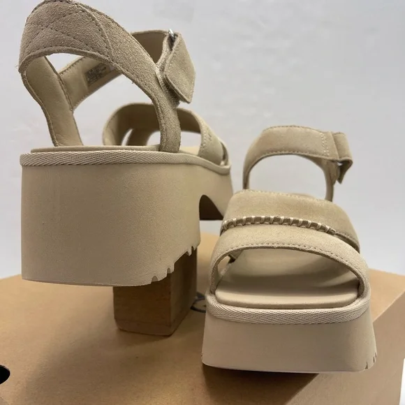 UGG NEW HEIGHTS ANKLE STRAP W9 PLATFORM HEELED SANDALS Beige 
MDSD Mustard Seed - Picture 6 of 16